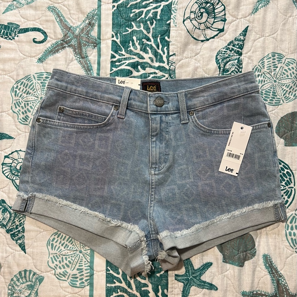 Lee Women's Light Blue Jean Shorts